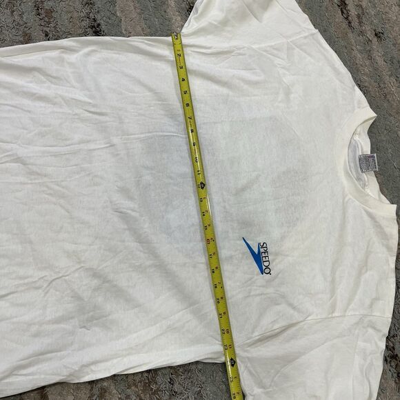 Speedo Shirt Extra Large XL Made In The USA Single Stitch 1997 VINTAGE - Picture 8 of 9